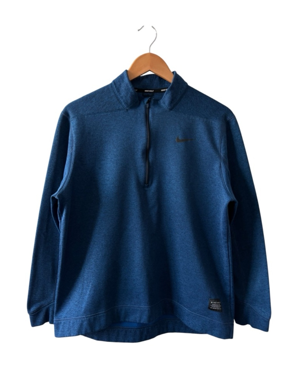 Nike Golf Dark Blue Half-Zip Fleece Pullover